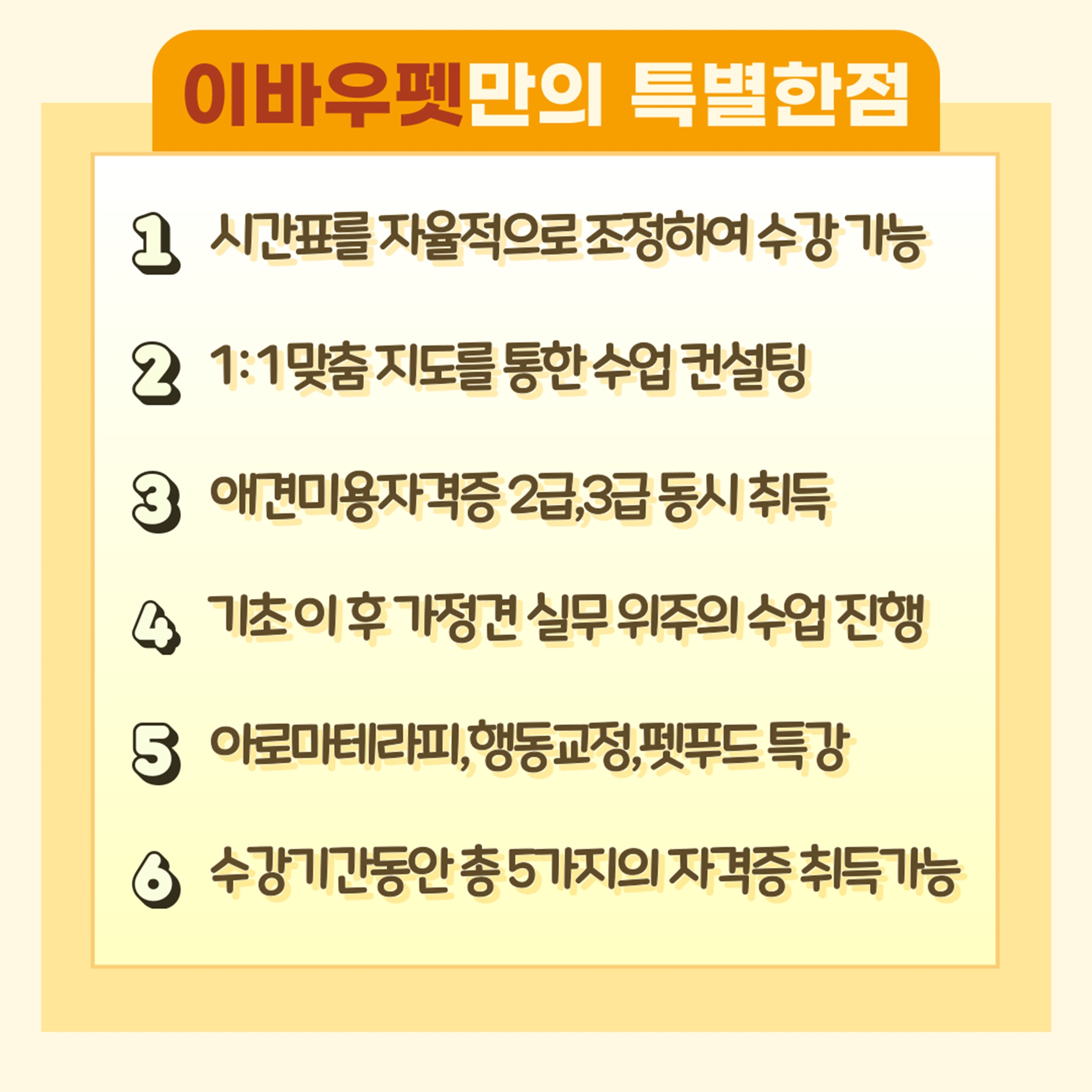 광주강아지미용학원