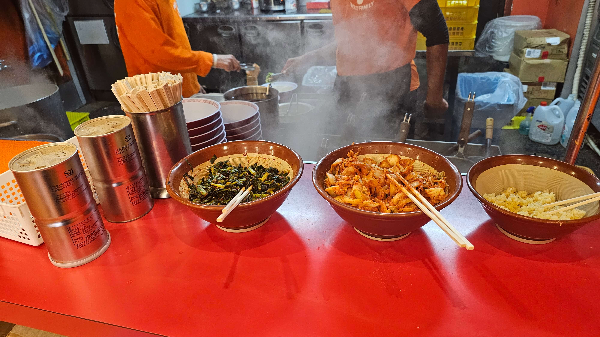 일본 오사카 라멘집 추천 금룡라멘 김치주는 라멘집