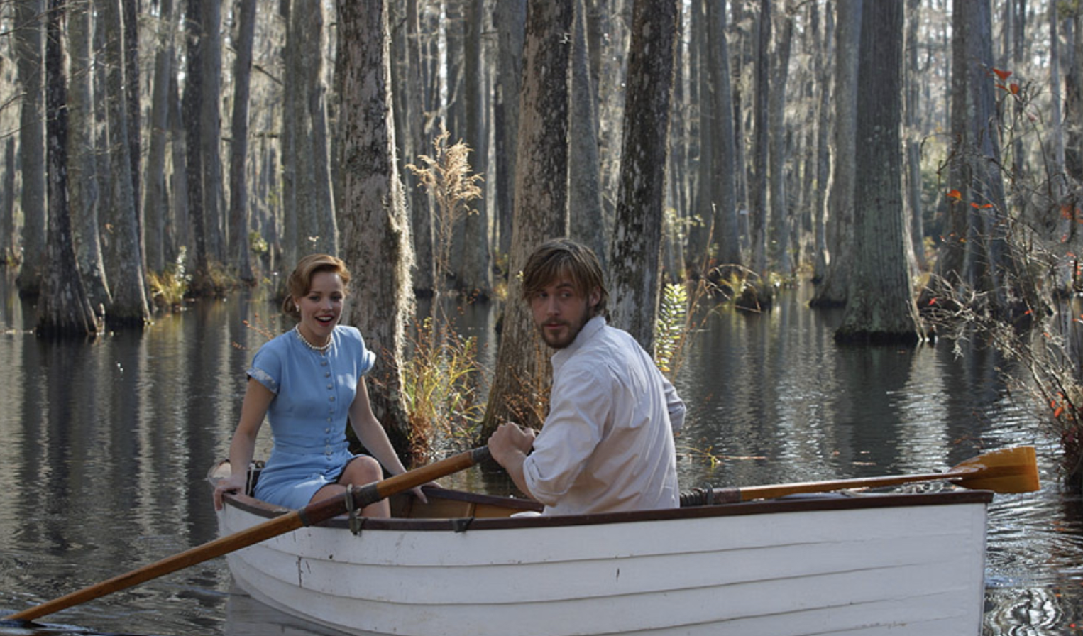 7년만에 만나 보트를 타는 노아와 앨리