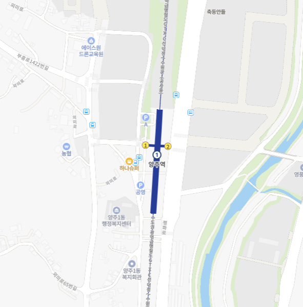 공항버스 노선도