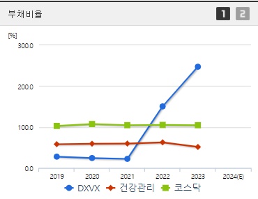 DXVX 부채비율