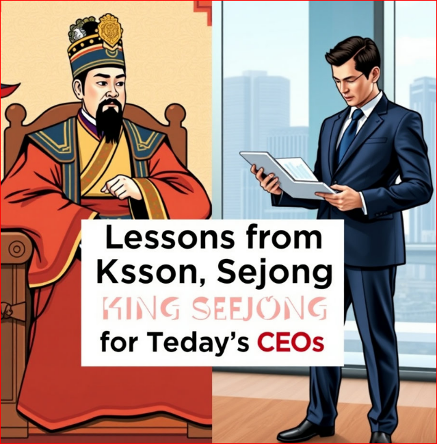 세종대왕의 의사결정 방식과 CEO들이 배울 점