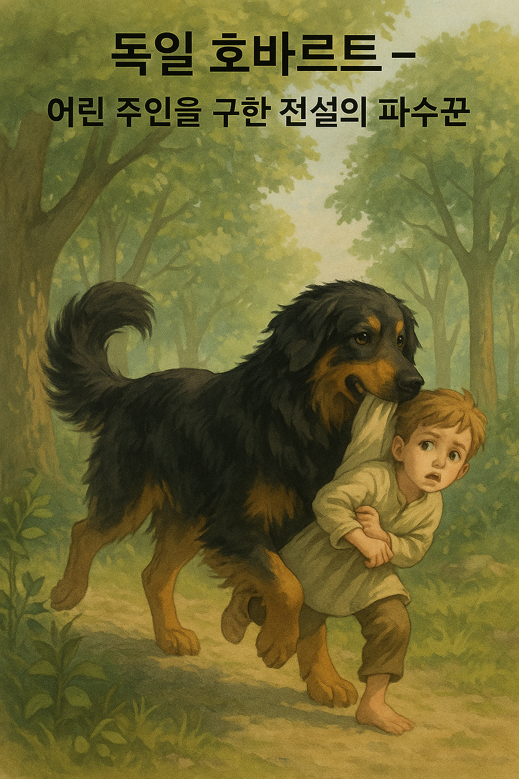 독일 호바르트 이미지 – 어린 주인을 구한 전설의 파수꾼