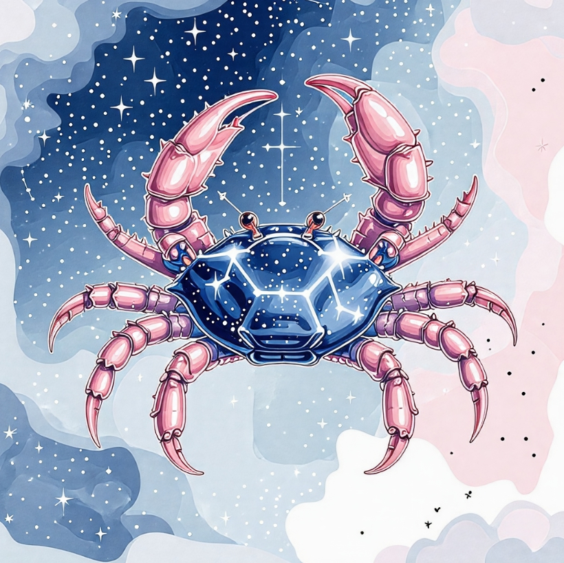 2025년 게자리 운세를 나타내는 게자리이미지입니다.