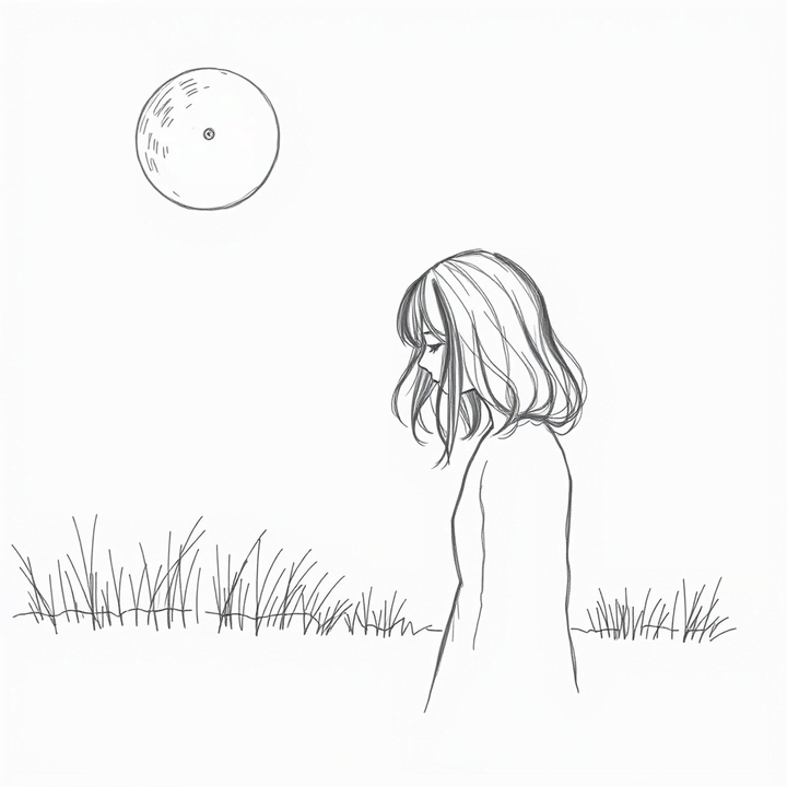 걸어가는-여자의-모습