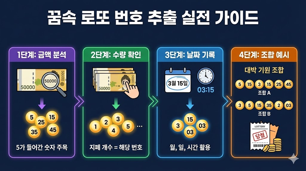 오만원권 줍는 꿈 대박? 로또 횡재 고액당첨 해몽