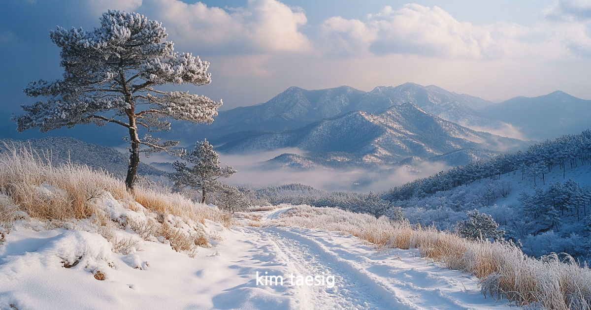 북한산의 사계절
