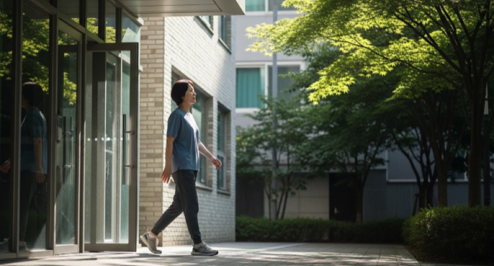 가볍게 걷기 시작