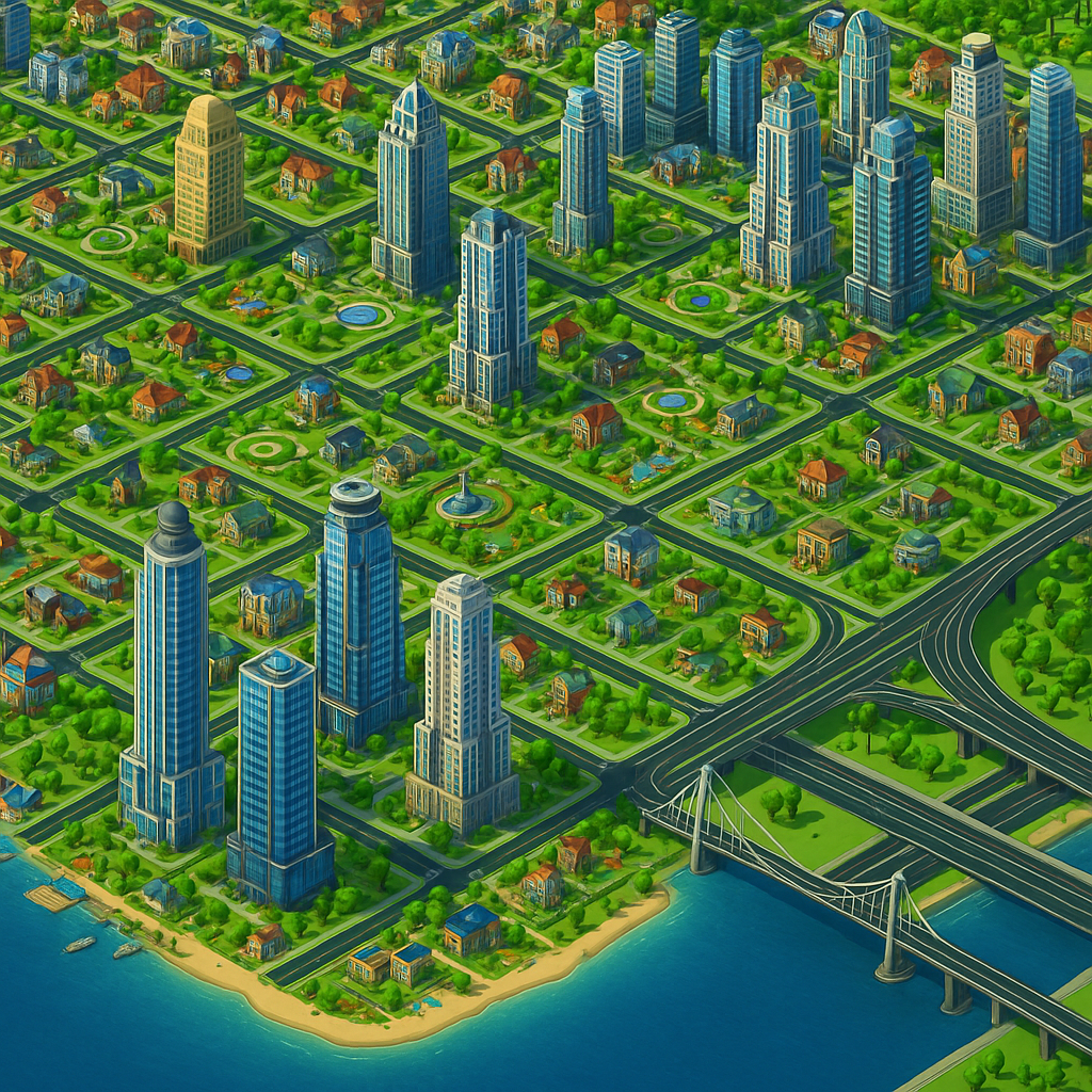 심시티 시리즈 연대기 (심시티, 시리즈역사, 진화과정)