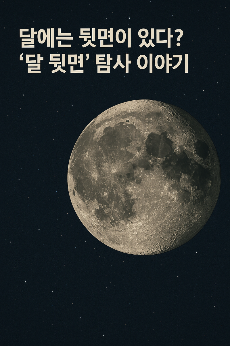 달에는 뒷면이 있다? '달 뒷면' 탐사 이야기 인포그래픽
