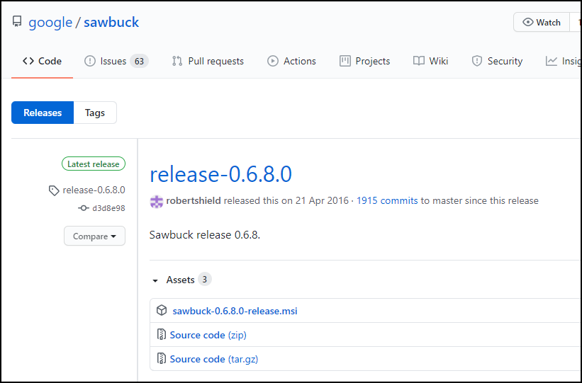 sawbuck 사용하기