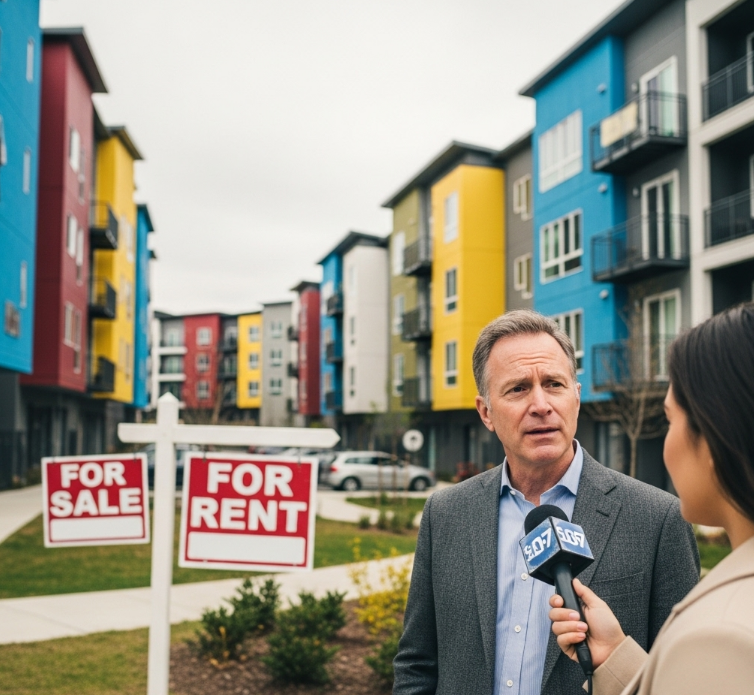 ▲ 치열한 대한민국 아파트 청약 현장을 시각화한 이미지