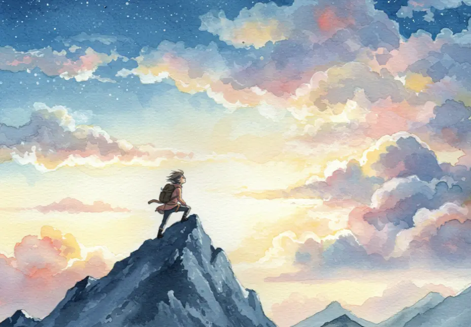 높은 산에 오르는 꿈 해몽