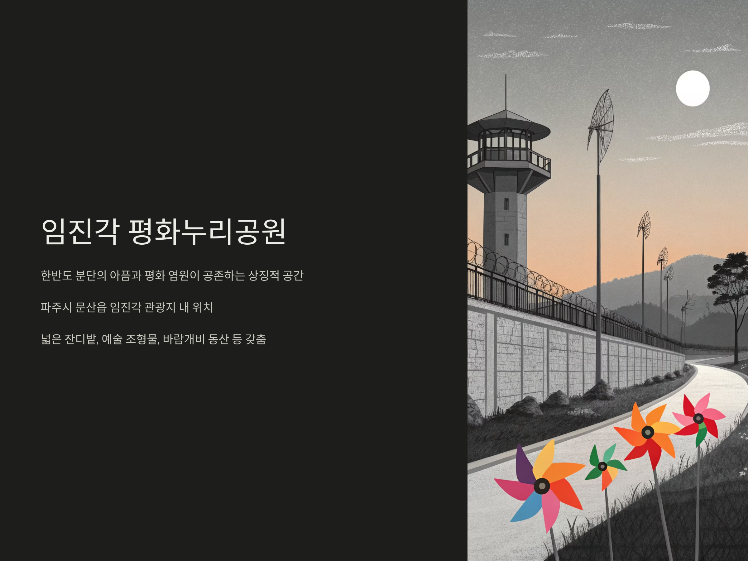 임진각 평화누리공원, 분단의 아픔을 딛고 희망을 노래하다