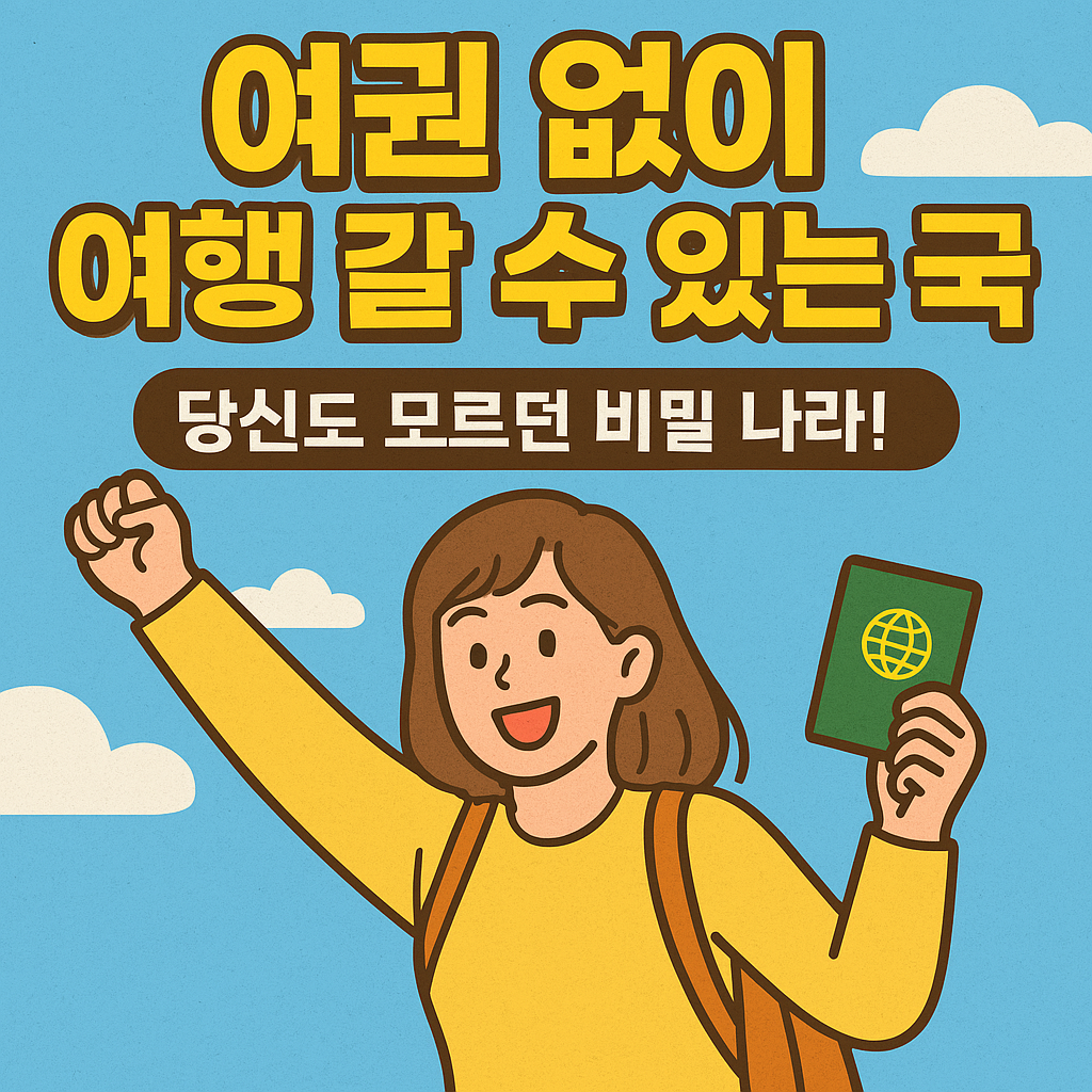 여권 없이 여행 갈 수 있는 국가