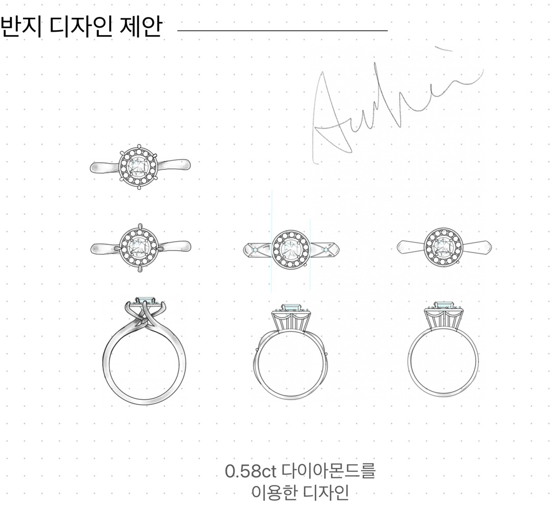 예물반지 리세팅 커스텀 디자인
