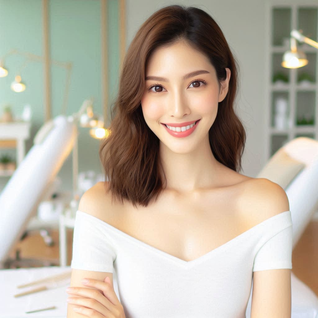 피부,체형관리 샵 배경