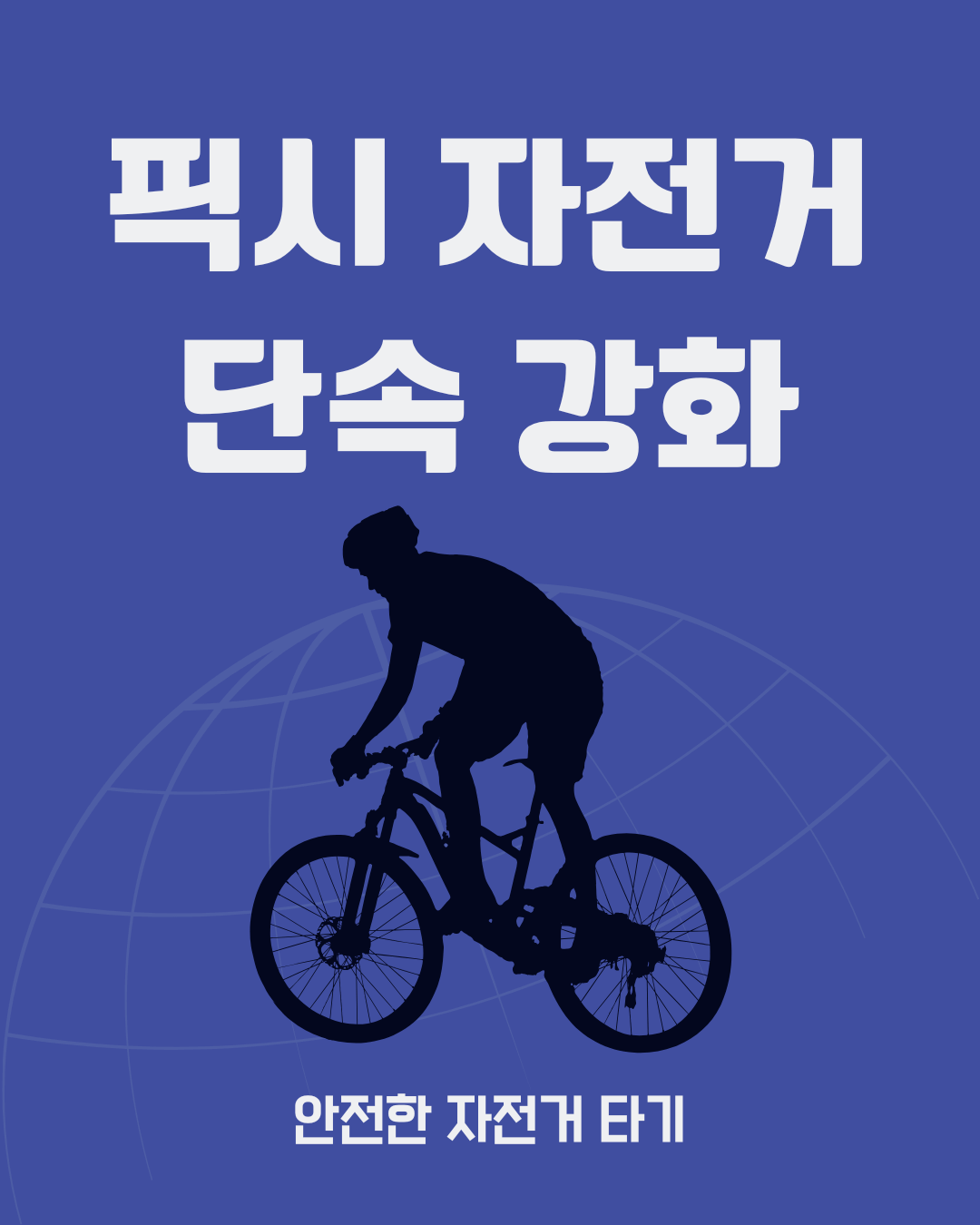 픽시 자전거 단속 강화
