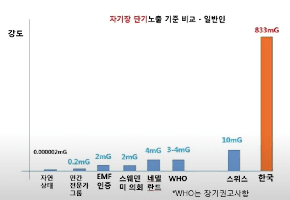 전기장판 EMF 임산부 전자파 단점