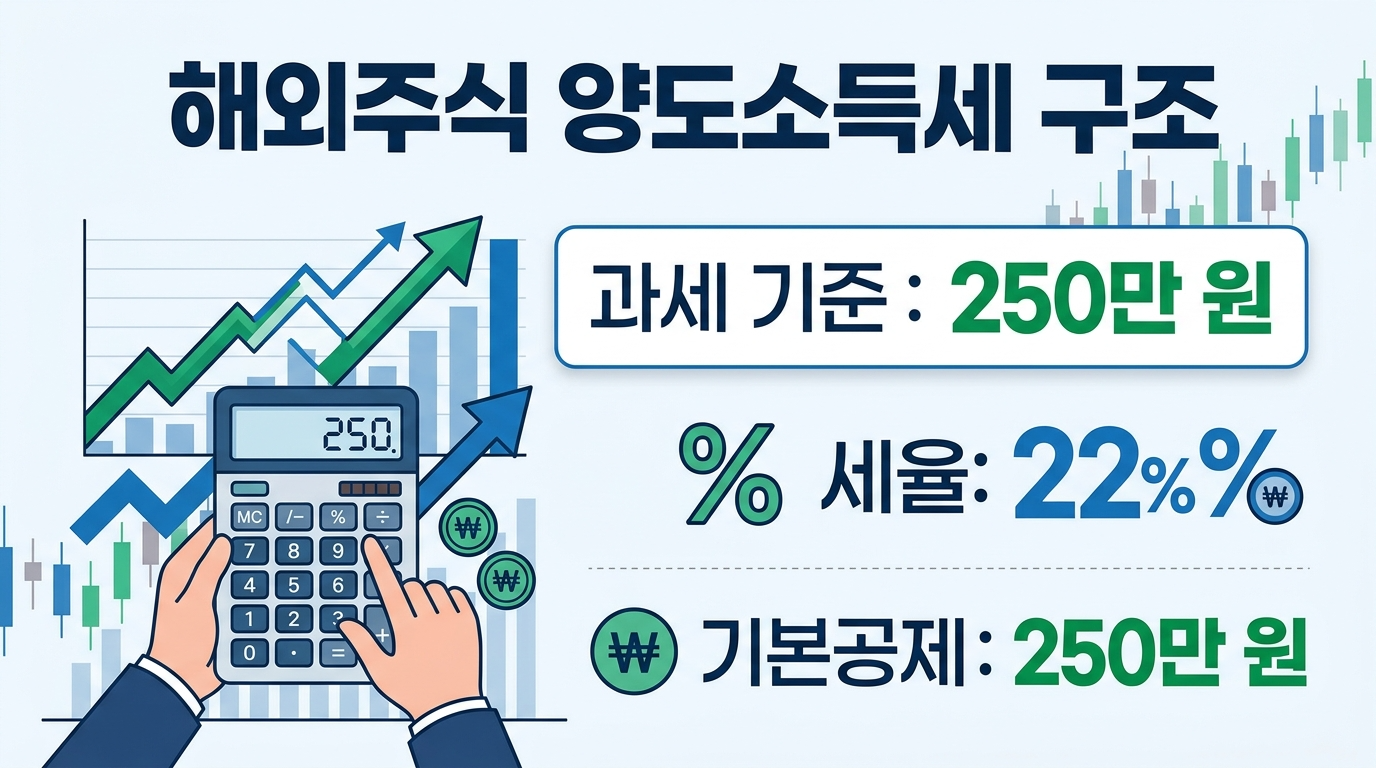 해외주식 양도소득세 구조