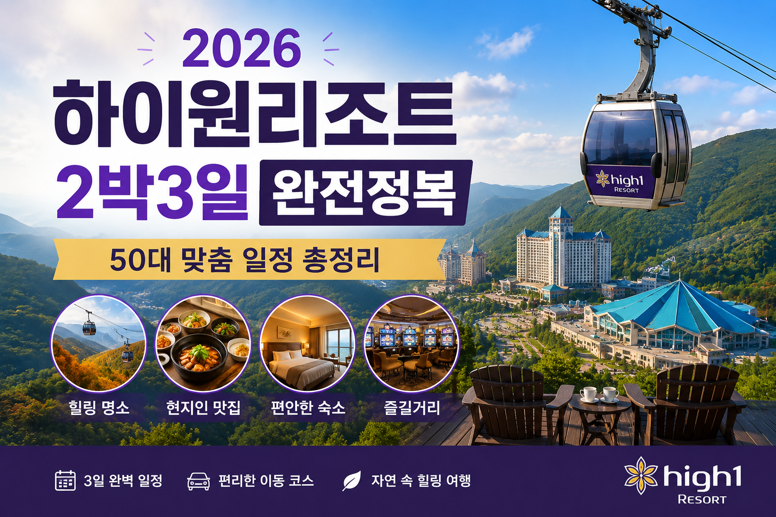 하이원 2박3일 완전정복