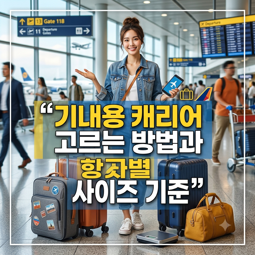 기내용 캐리어 고르는 방법