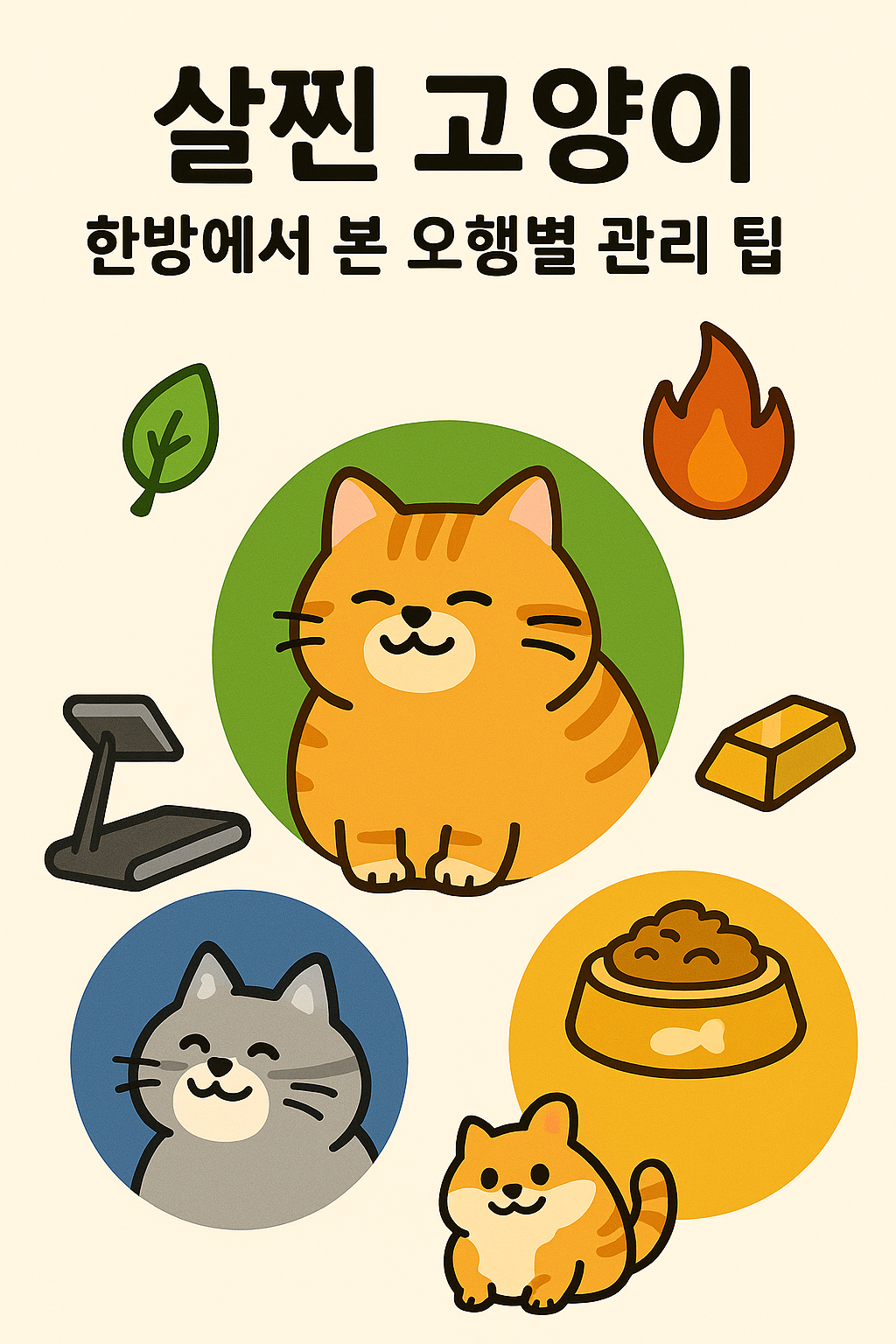 살찐 고양이 한방으로 체중 관리