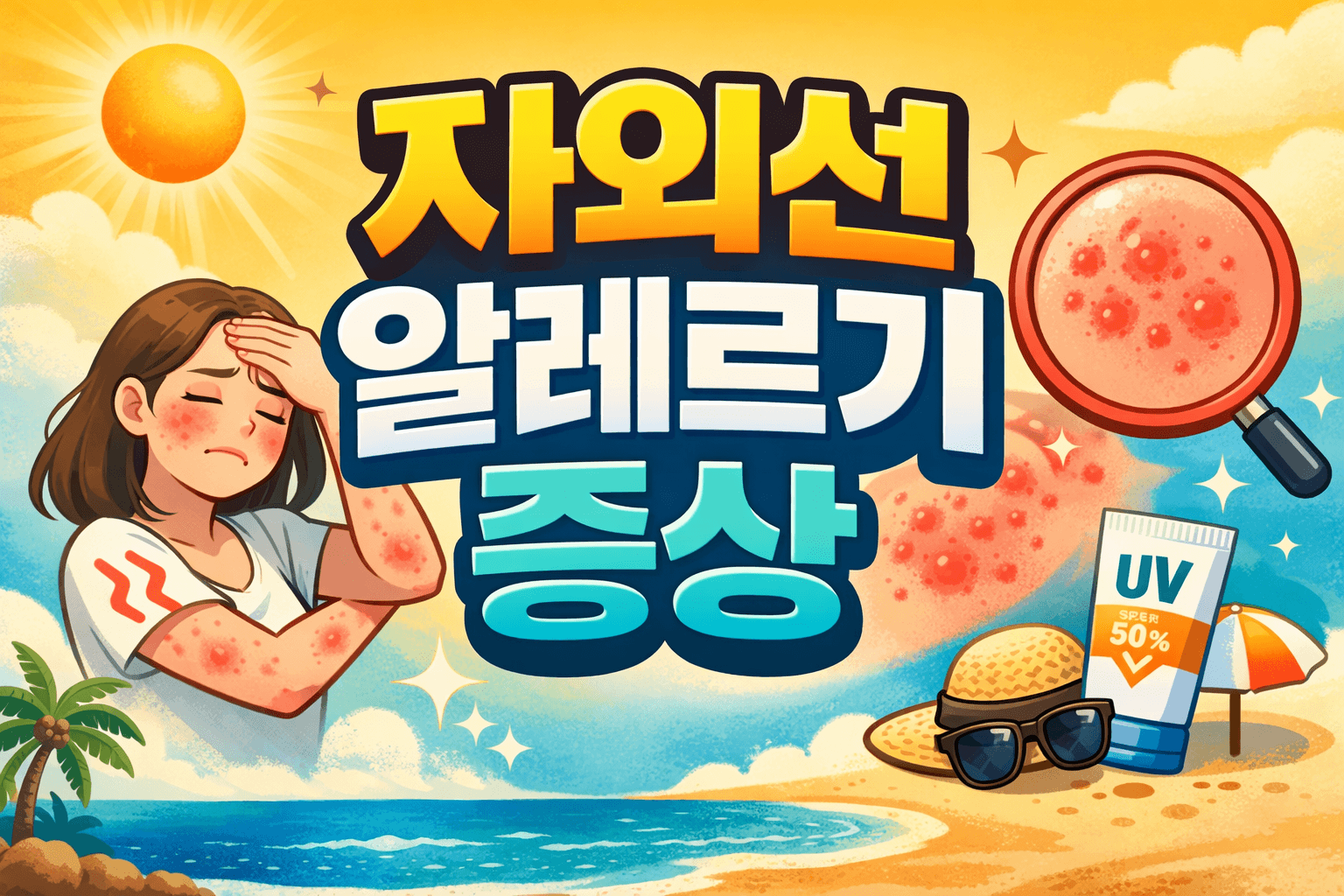 자외선 알레르기 증상 총정리|가려움부터 발진까지 꼭 알아야 할 정보