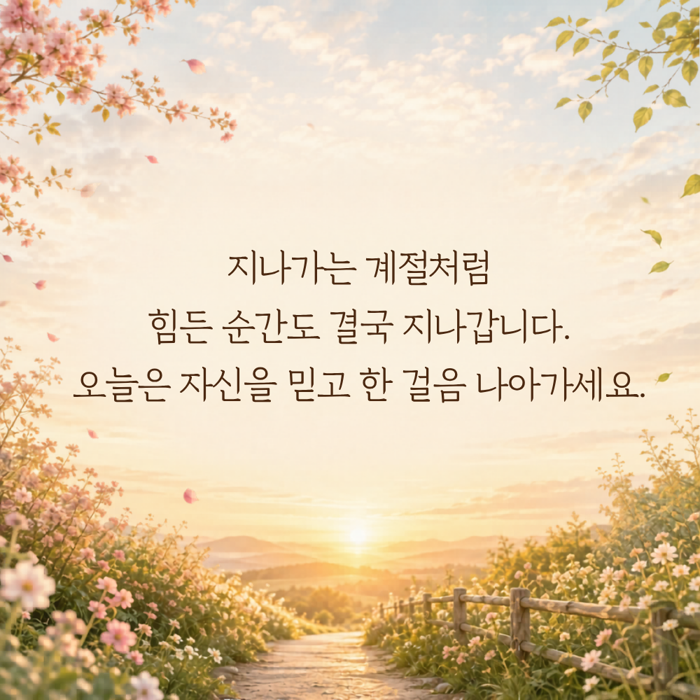 마음의 위로가 되는 글 힘이 되는 글귀 문구 이미지 모음