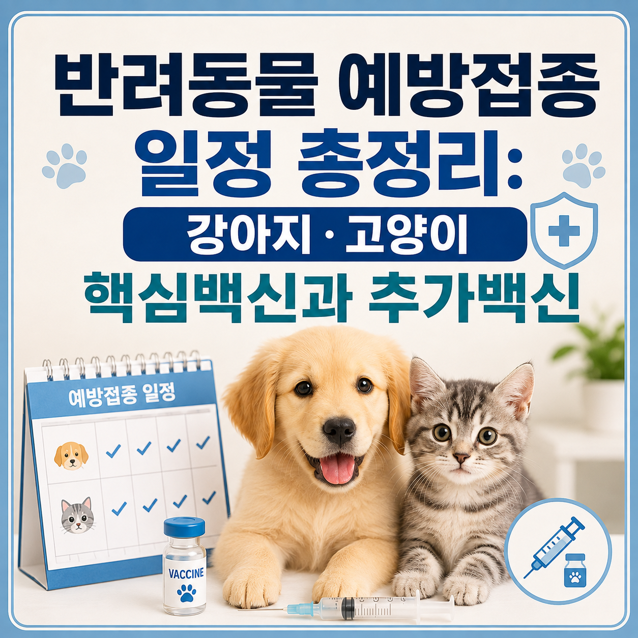 반려동물 예방접종