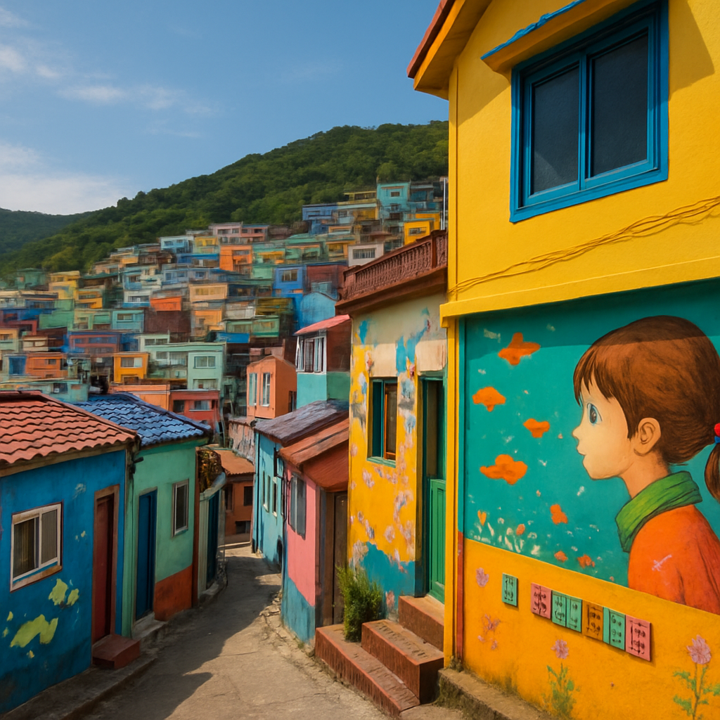 부산 감천문화마을 골목투어