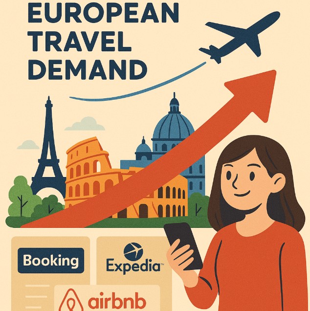 유럽 관광 수요 증가 관련 그림