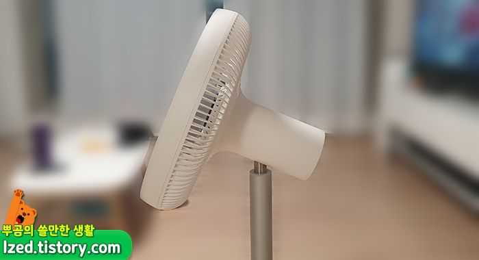 헤드를 최대한 높이 했을 때