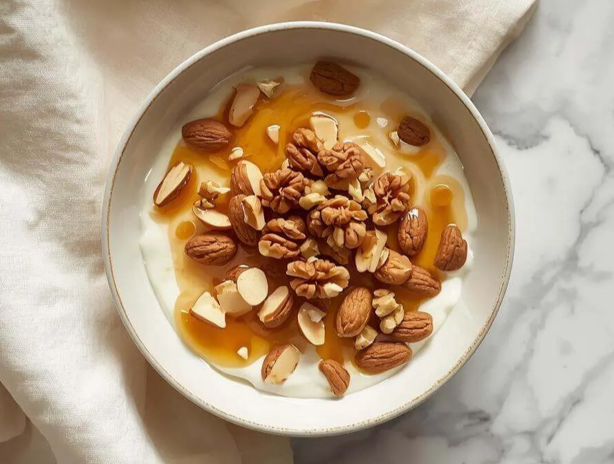 그릭요거트와 견과류