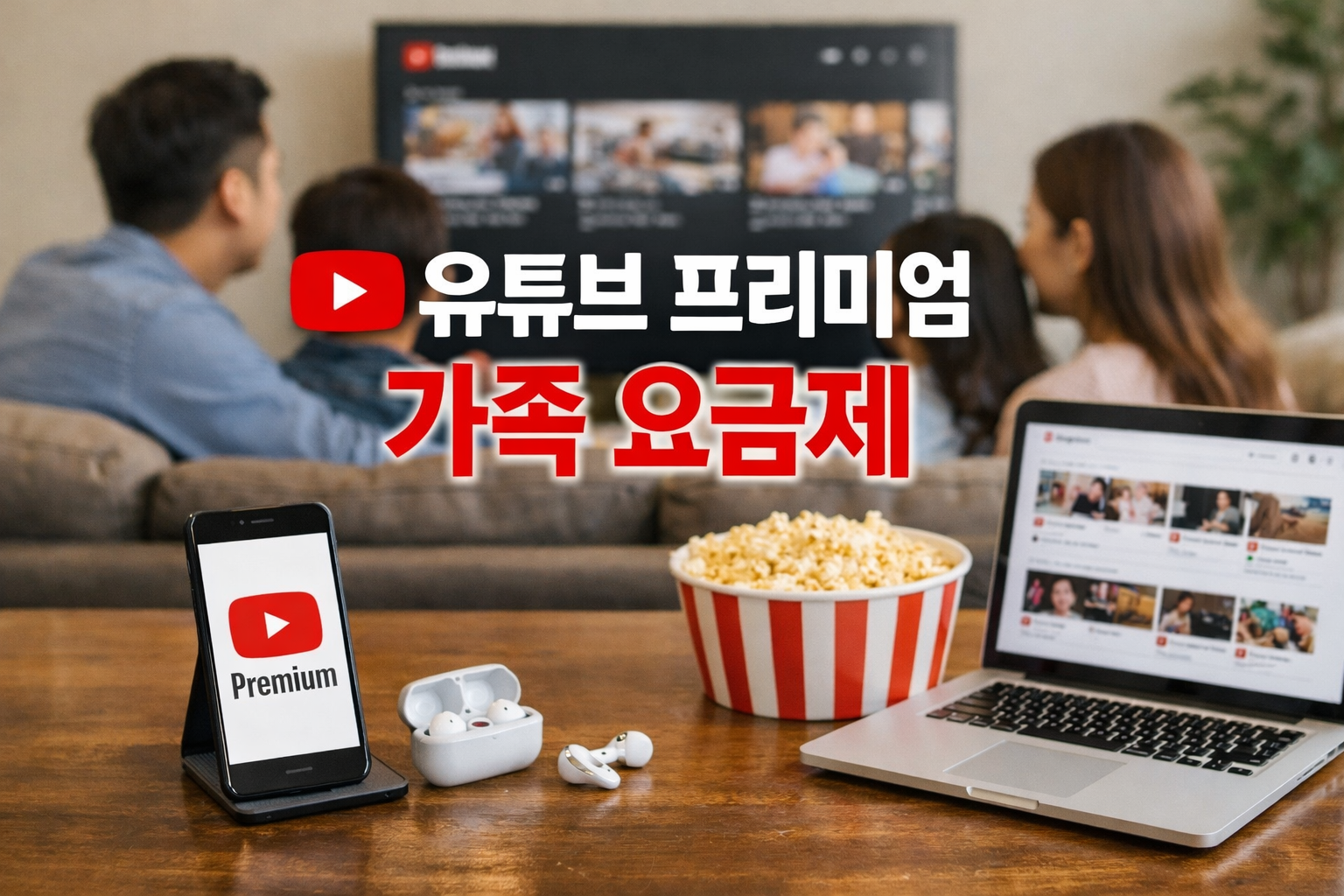 유튜브 프리미엄 가족 요금제