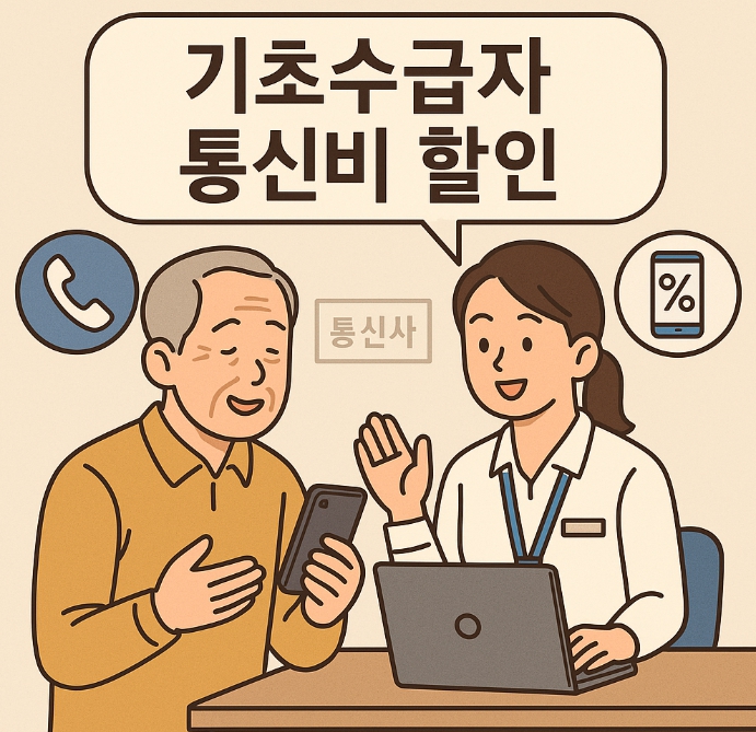 기초생활수급자 통신비 할인 혜택, 필요 서류