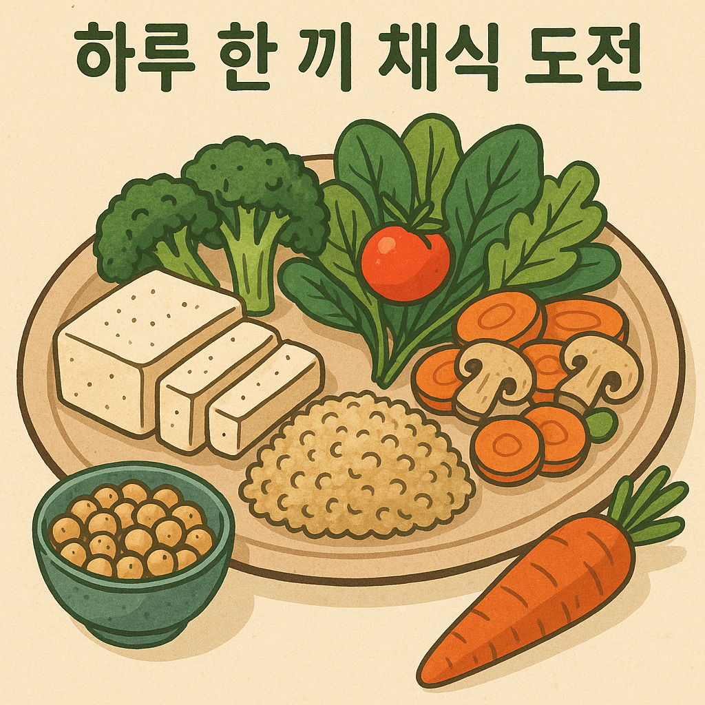 하루 한 끼 채식 실천이 몸과 마음, 환경에 미치는 변화