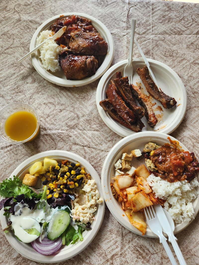 하와이 쿠알로아 랜치 익스피리언스 패키지 점심 뷔페