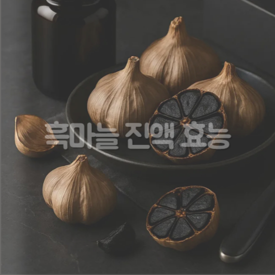 흑마늘 진액 꾸준한 섭취법과 주의사항