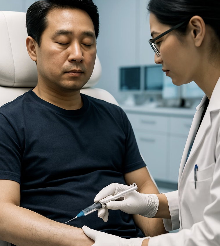 거미줄 같은 실핏줄&amp;#44; 주사로 간단하게