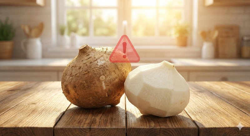 히카마 껍질 주의