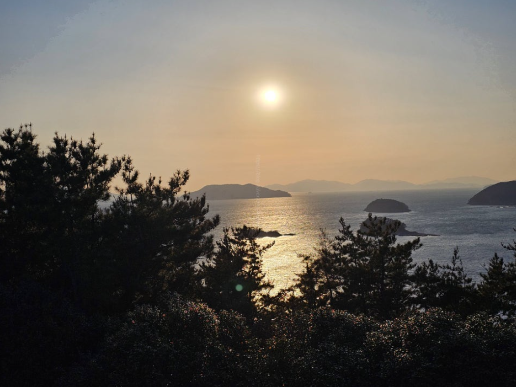 달아공원 달아전망대에서 본 일몰