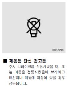 브레이크 경고등