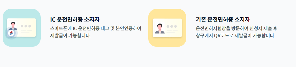 모바일 운전면허증 발급방법