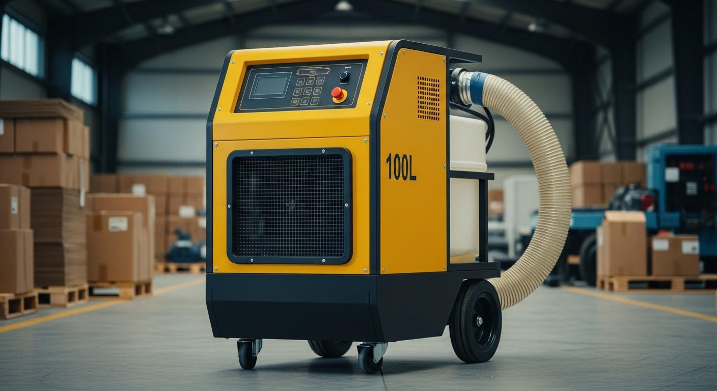 업소용제습기 100l 공장 이동식 대용량