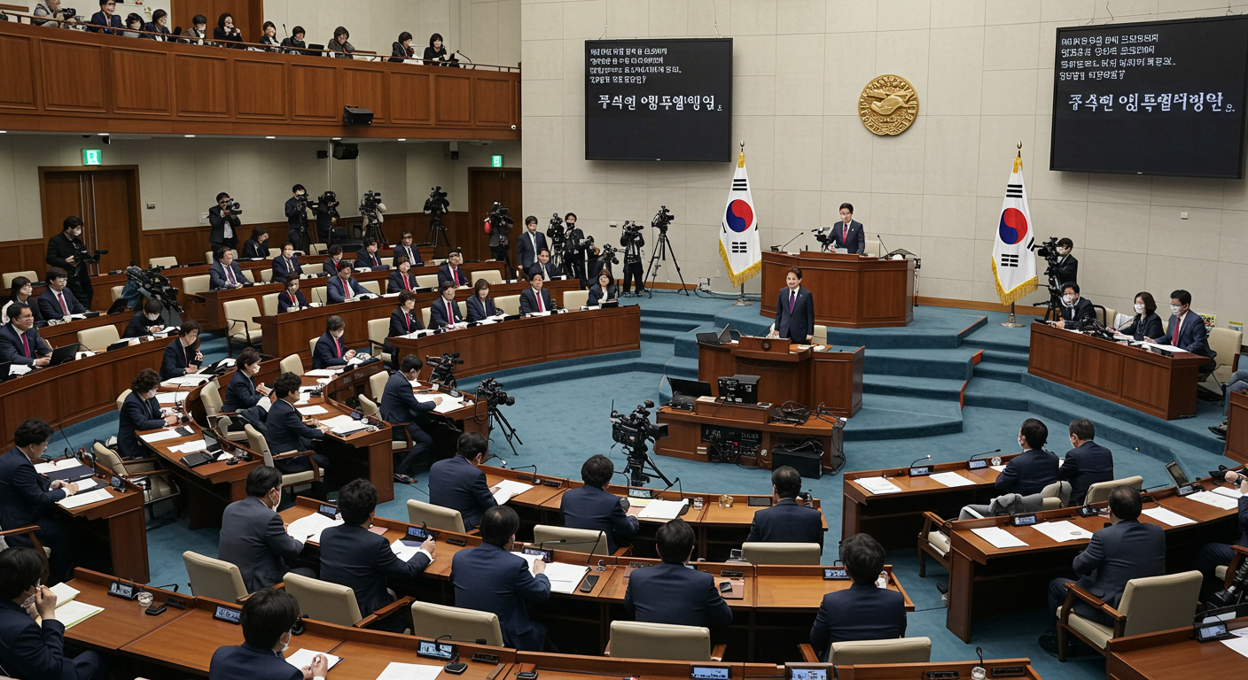 국회의원들이 회의하는 모습