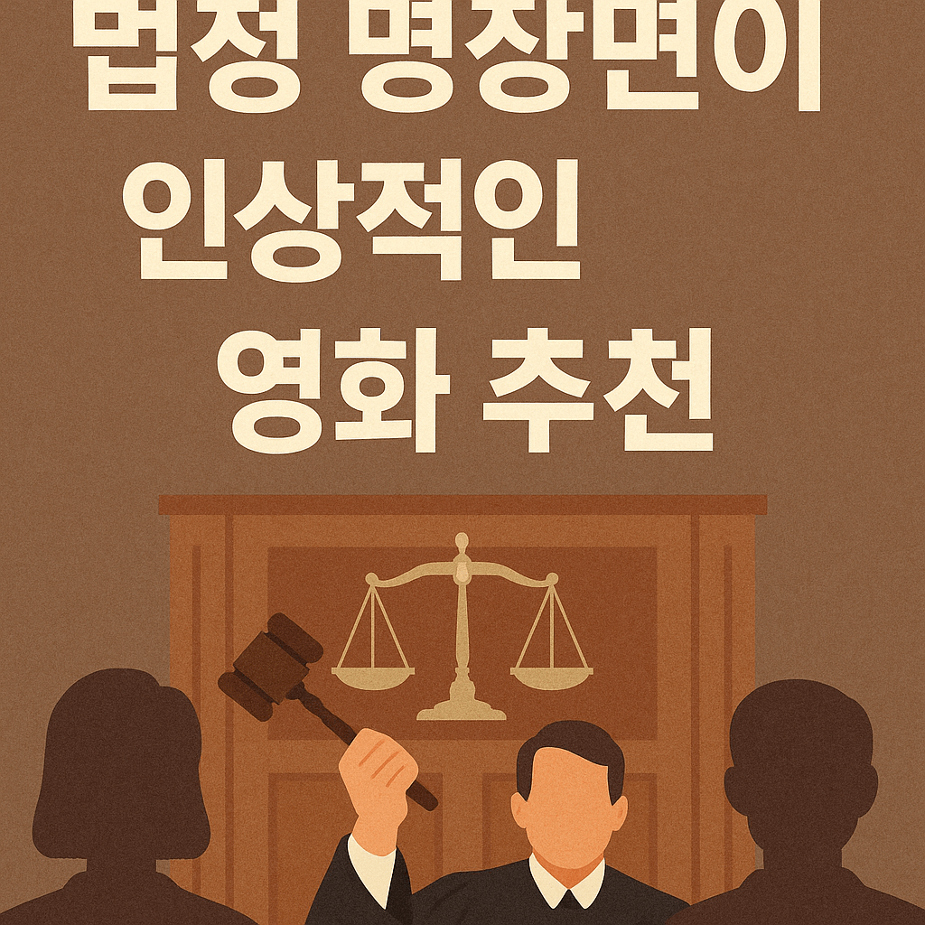 진실을 둘러싼 치열한 공방, 법정 명장면이 인상적인 영화 추천