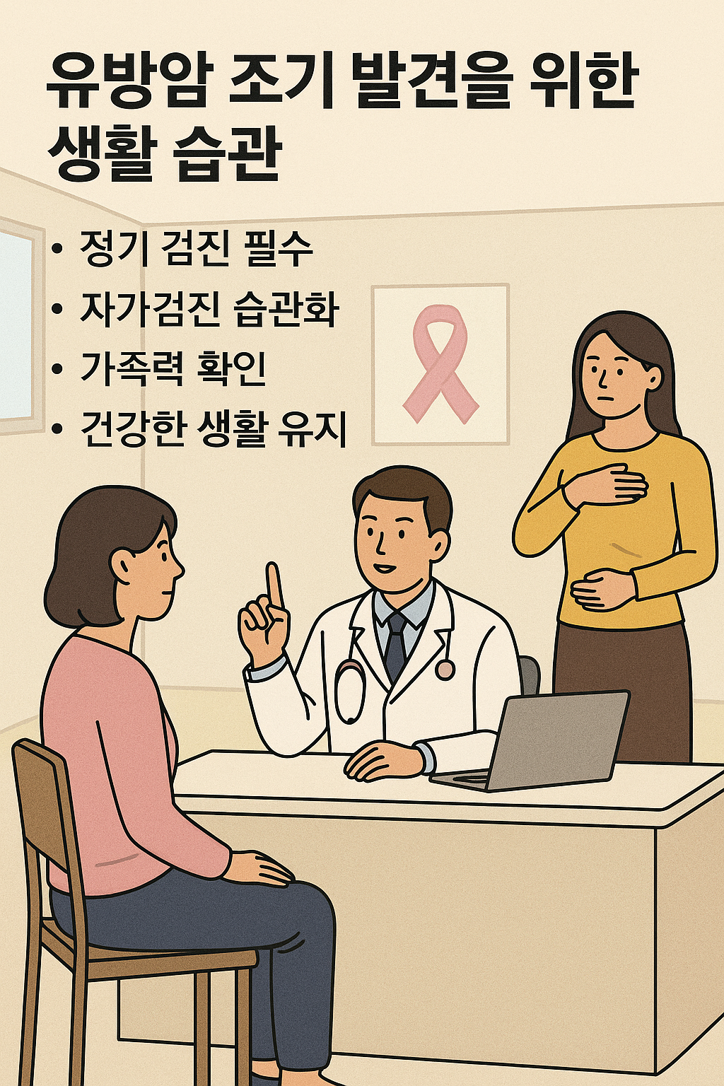 유방암 조기 발견을 위한 생활습관