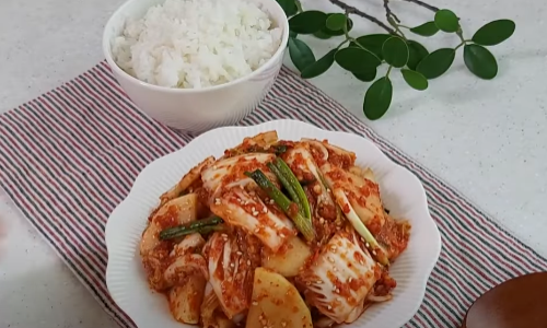 배추막김치