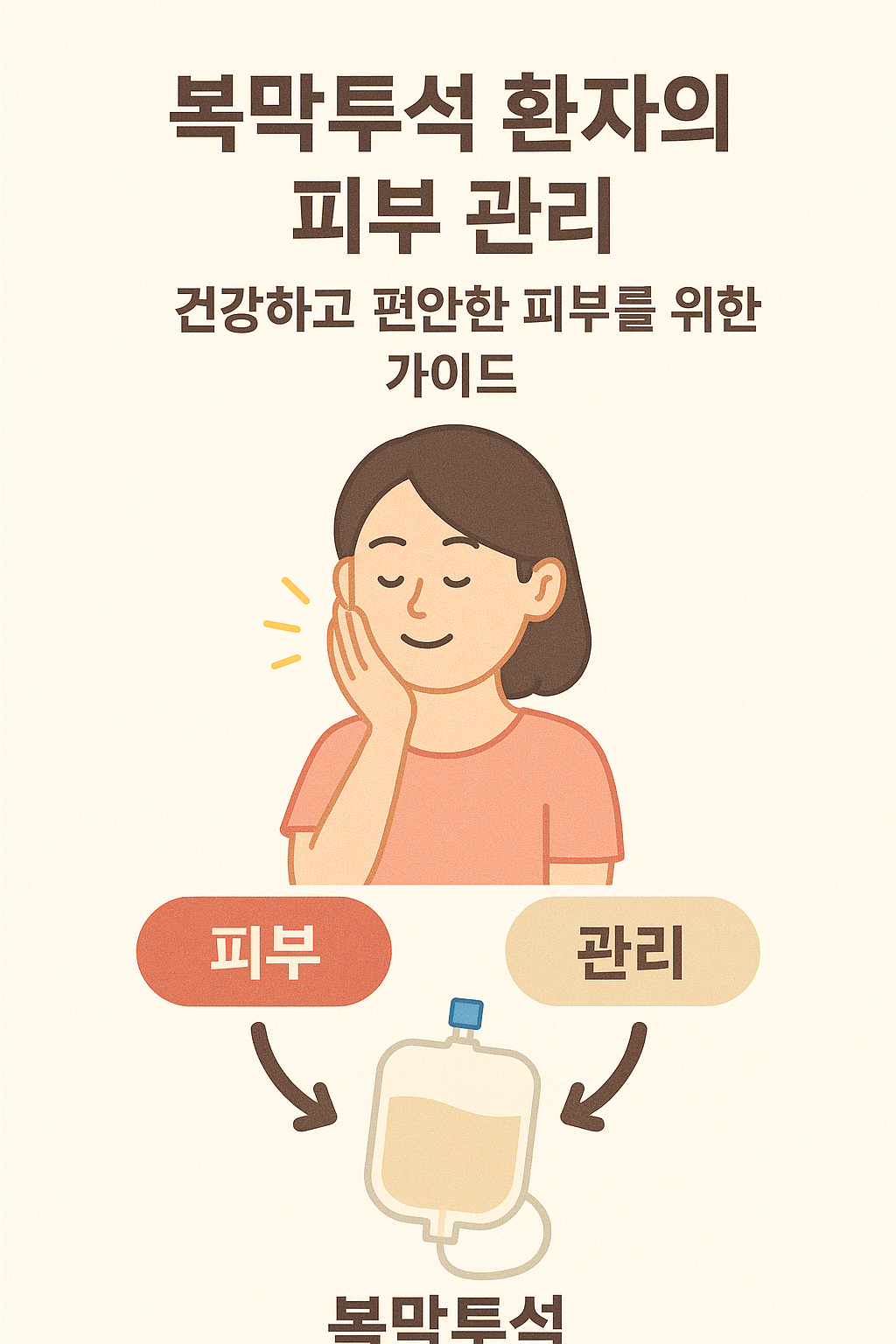 복막투석 환자의 피부 관리: 건강하고 편안한 피부를 위한 가이드